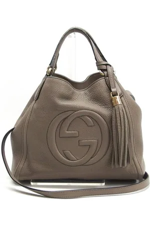 Gucci Preloved GG Marmont Leather Shoulder Bag Women - Tote Bags - One Size