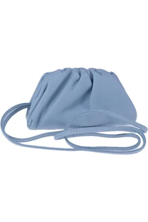 Bottega Veneta Preloved Mini Pouch Bag Pleated Lambskin Leather Women - Clutch - One Size