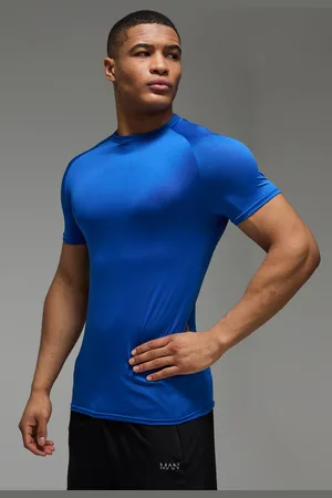 Boohoo Man Active Lightweight Essentials Gym Muscle Fit Raglan T-shirt - - XXL