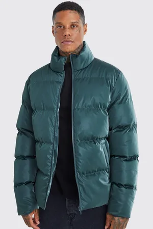 Boohoo Oversized Soft Sheen Nylon Puffer - - XS