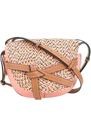 Loewe Preloved Gate Mini Bag Raffia Crossbody Women - Multicolour Shopper - One Size