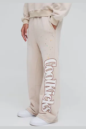 Boohoo Flared Heavyweight Coolkicks Joggers - - M