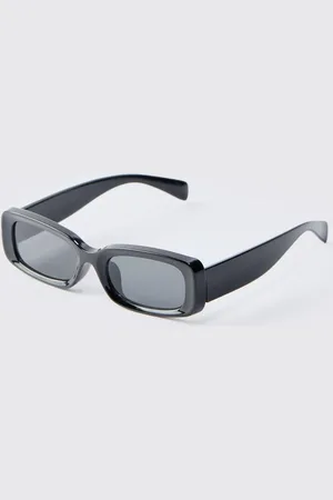 Boohoo Chunky Plastic Rectangular Sunglasses - - One Size