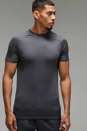 Boohoo Man Active Lightweight Essentials Gym Muscle Fit Raglan T-shirt - - XL