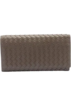 Bottega Veneta Preloved Intrecciato Leather Wallet Women - - One Size