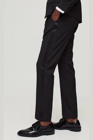 Boohoo Skinny Tuxedo Suit Trouser - - 30R