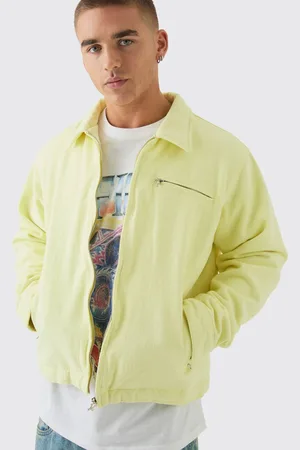 Boohoo Washed Padded Twill Worker Jacket In - M