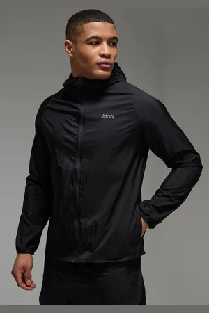 Boohoo Man Active Lightweight Shower Resistant Windbreaker - - M