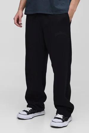 Boohoo Relaxed Worldwide Cross Applique Joggers - - M