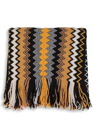 Missoni Zigzag Pattern Scarf Fringed Knit Women - Multicolor Scarves - One Size