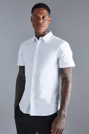Boohoo Short Sleeve Slim Fit Shirt - - XS