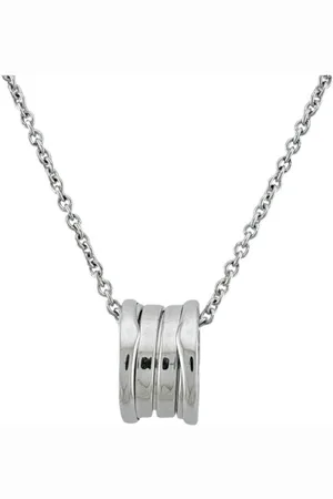Bvlgari Preloved Bzero1 Pendant Necklace Silver Women - - One Size