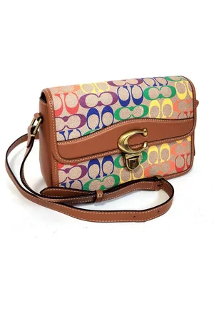 Coach Preloved Rainbow C219 Shoulder Bag Women - - One Size