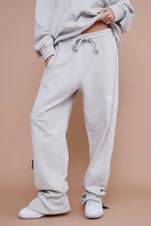 Boohoo Regular Fit Split Hem Heavyweight Jogger - - S/Short
