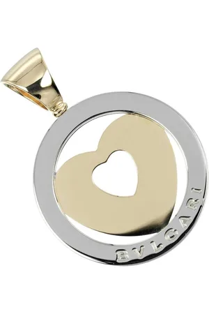 Bvlgari Preloved Heart Pendant TwoTone Design Women - Gold - - One Size