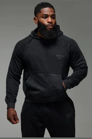 Boohoo Man Active Training Dept. Boxy Washed Hoodie - - M