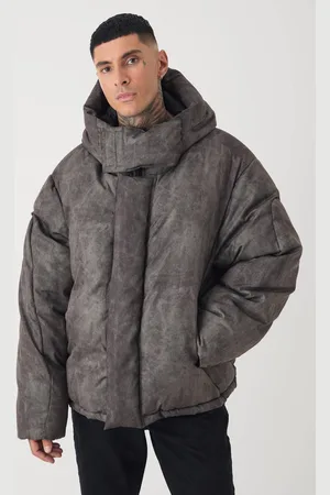 Boohoo Tall Oversized Extreme Padded Fit Puffer Jacket In - S