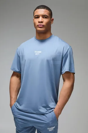 Boohoo Training Dept Perforated Oversized T-shirt - - L