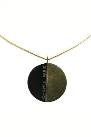 CHANEL Preloved necklace gold and pendant Women - One Size