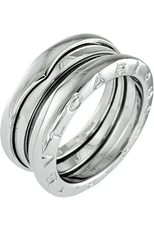 Bvlgari Preloved Bzero1 ThreeBand Ring Women - Silver - - One Size
