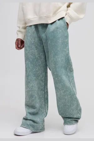 Boohoo Wide Leg Official Washed Joggers - - M