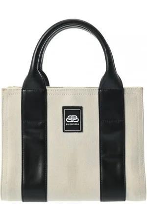 Balenciaga Preloved XXS Everyday Tote Canvas Leather Tote Bag Women - - One Size