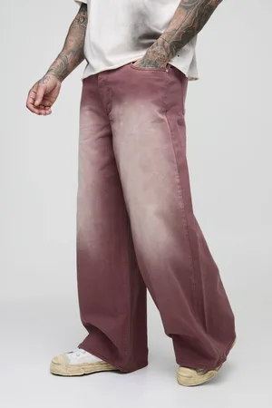 Boohoo Tall Baggy Rigid Extreme Washed Jeans - - 34L