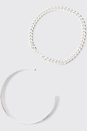 Boohoo Cuff And Chain Bracelet - - One Size