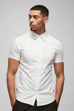 Boohoo Short Sleeve Stretch Fit Shirt - - XS