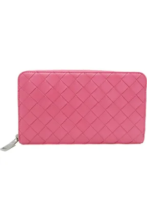 Bottega Veneta Preloved Intrecciato Zip Wallet Women - One Size