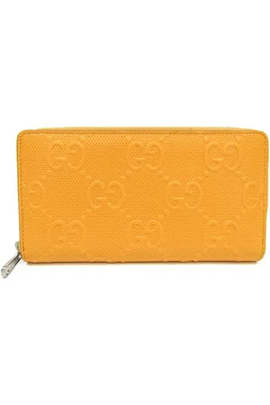 Gucci Preloved GG Marmont Zip Wallet Leather Women - One Size