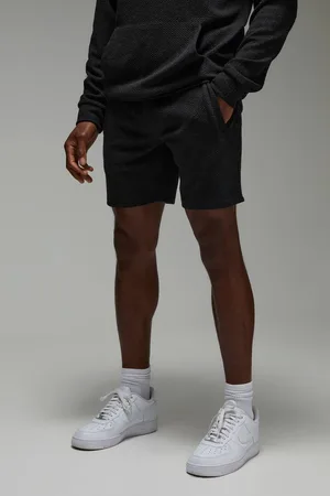 Boohoo Man Sport Textured Double Knit 7inch Short - - L