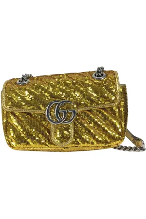 Gucci Preloved GG Marmont Sequin Chain Bag Women - Shoulder Bags - One Size