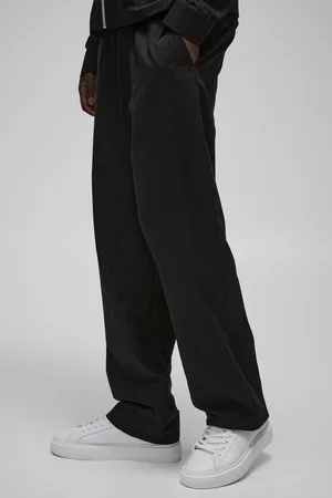 Boohoo Straight Leg Elasticated Waist Nylon Trouser - - S