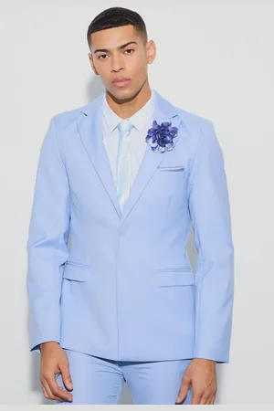 Boohoo Pocket Square Single Breasted Tailored Jacket - - 40