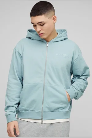 Boohoo Oversized Boxy Heavyweight Zip Through Hoodie - - XS