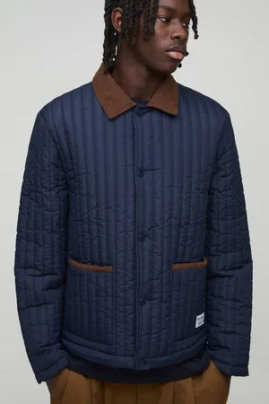 Boohoo Regular Lightweight Quilted Coach Jacket - - L