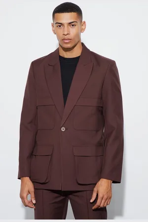Boohoo Relaxed Fit Cargo Blazer - - 36