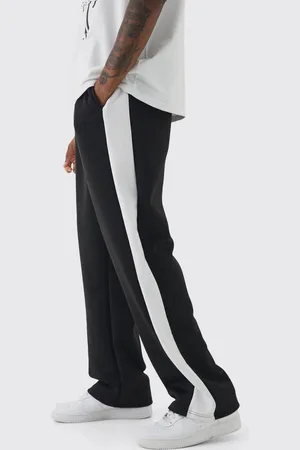 Boohoo Tall Tricot Side Panel Embroidered Relaxed Fit Joggers - - S