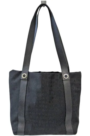 Bvlgari Preloved Tote Bag Leather Trim Women - - One Size