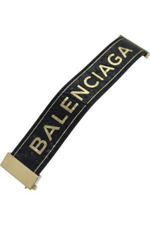 Balenciaga Preloved Logo Bracelet Gold Women - One Size