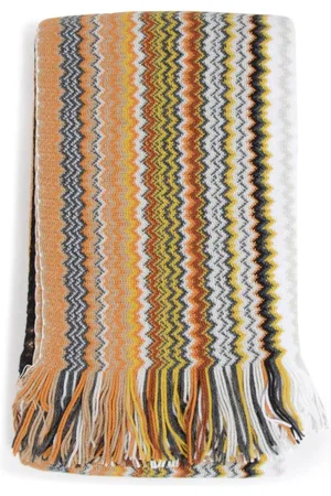 Missoni Zigzag Pattern Scarf Fringed Knit Women - Multicolor Scarves - One Size