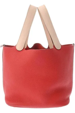 Hermès Preloved Herbag Zip Handbag Leather Tote Women - One Size
