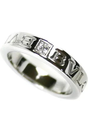 Bvlgari Preloved Bvlgari Bzero1 1Band Diamond Ring Women - Silver - - One Size
