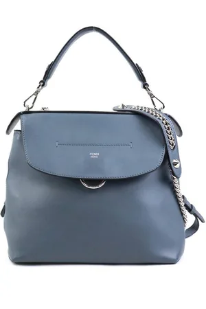 Fendi Preloved Kan I Leather Shoulder Bag Women - Backpacks - One Size