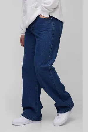 Boohoo Tall Embroidered Relaxed Fit Jeans - - 40
