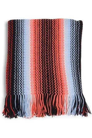 Missoni Zigzag Knit Scarf Multicolor Women Scarves - One Size