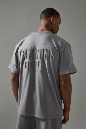 Boohoo Man Active Training Dept Oversized Embossed T-shirt - - S