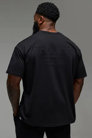 Boohoo Man Active Training Dept Oversized Embossed T-shirt - - XS