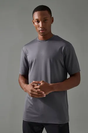 Boohoo Man Active Sweat-Wicking Gym Performance T-Shirt - - XL